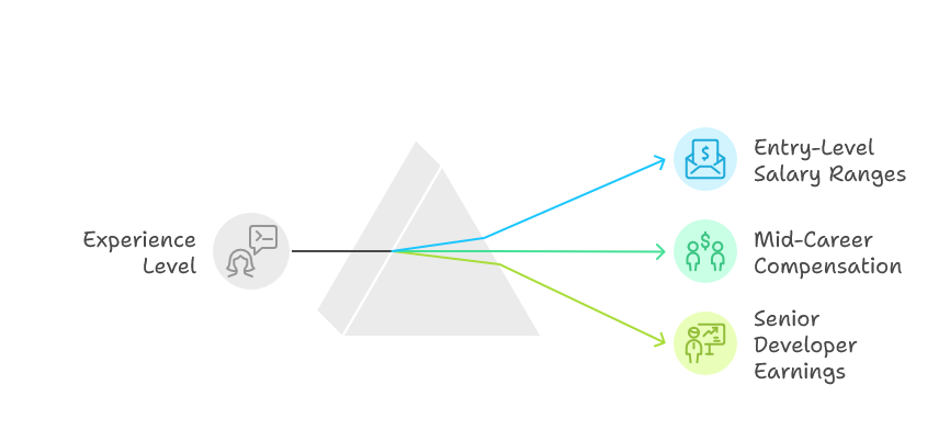 Web Development Experience Level Impact on Earnings