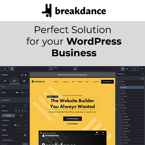 User-Friendly Website Building Tools - Breakdance Pro Unlimited Websites
